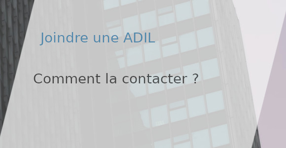 comment contacter adil
