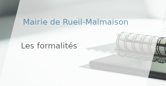 formalités mairie rueil-malmaison