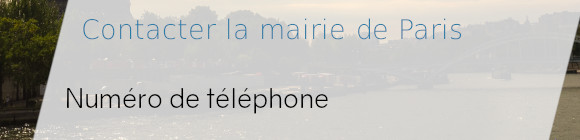 téléphone mairie paris